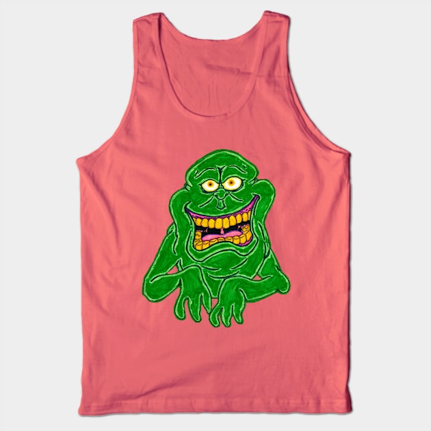 Slimer Tank Top by sdghostbusters